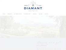 Tablet Screenshot of diamantestate.com